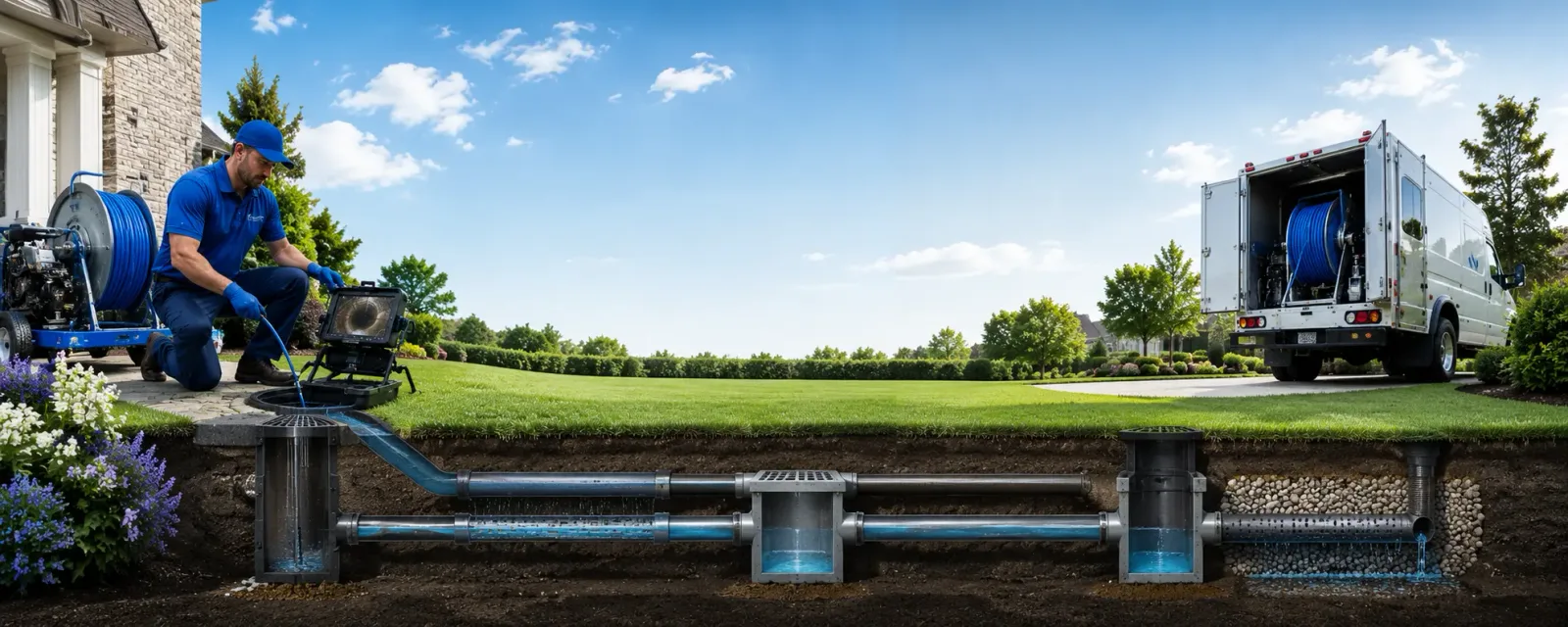 Outdoor drain cleaning information for Eton, GA